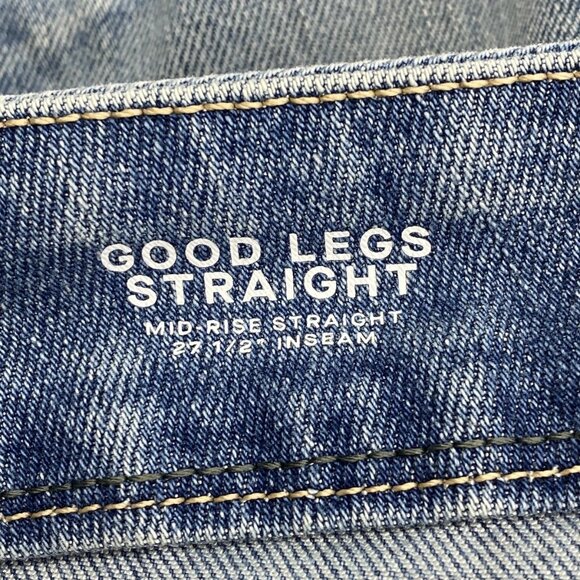 Good American Women’s Good Legs Straight Jeans – Light Blue – Size 14 - Picture 6 of 13